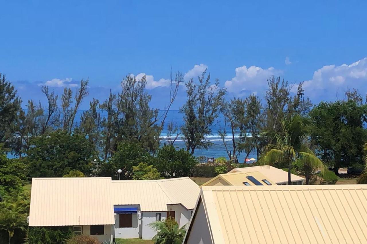 Ferienwohnung Escale Tropicale, Appart Vue Mer A 2 Min Du Lagon Saint-Gilles-les-Bains Exterior foto